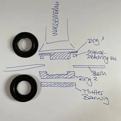 Bộ chuyển đổi cho vòi nước Barwig trên VW T6.1 California
