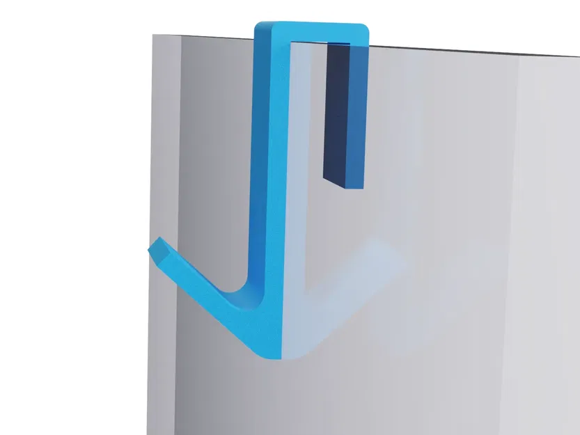 Móc treo cho cửa kính 6mm (phòng tắm, vòi sen) - Image 1