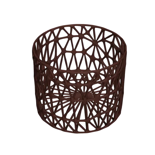 Bình hoa dạng giỏ được tạo ra từ công cụ tessellate - Image 1