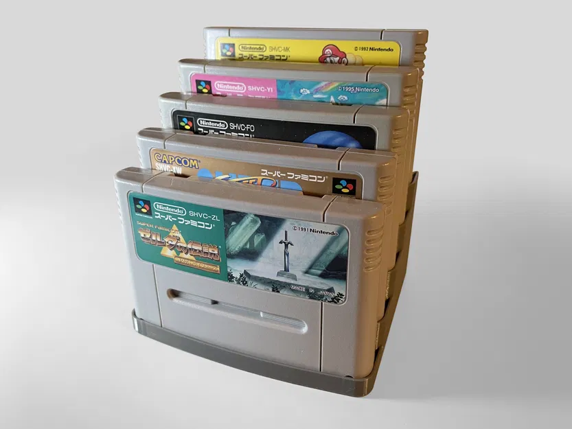 Giá đỡ 5 băng cho PAL Super Nintendo / Super Famicom - Image 1