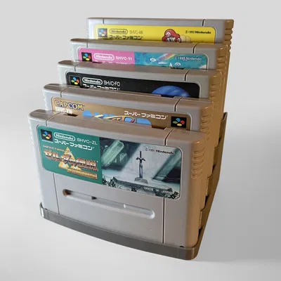 Giá đỡ 5 băng cho PAL Super Nintendo / Super Famicom