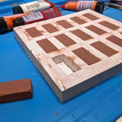 Khuôn ngược cho viên gạch mini trong vườn cổ tích