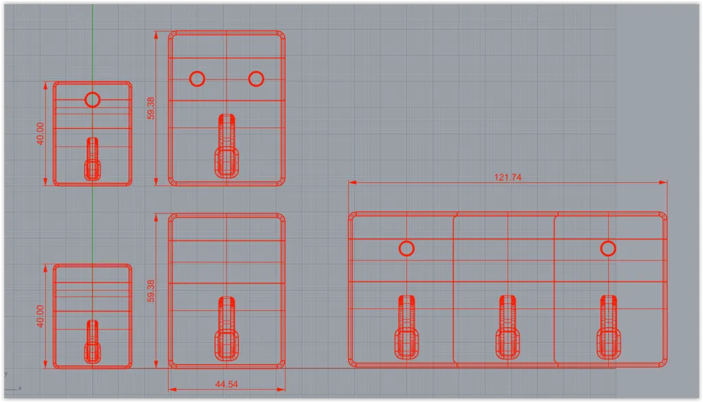 Móc treo nhiều kích cỡ cho phòng tắm - Image 2