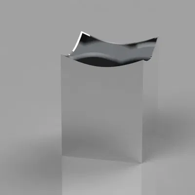 Bình vuông in chế độ Vase