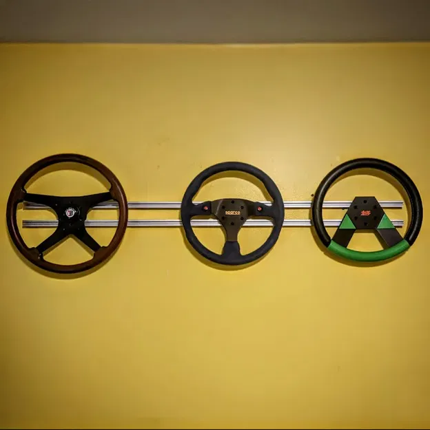 Giá đỡ treo vô lăng Momo/Sparco trên tường - Image 1