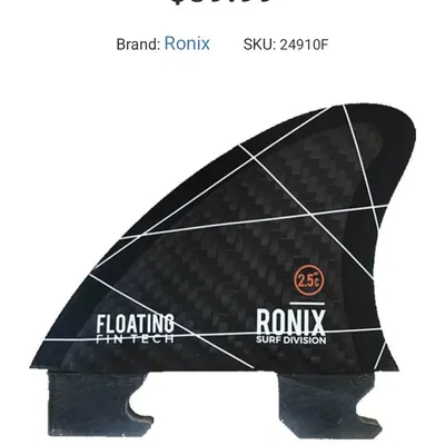 Bảng vây lướt sóng Ronix 2018 và mới hơn