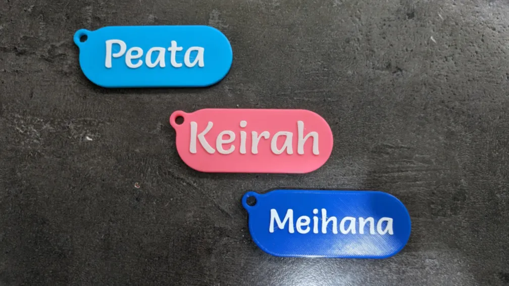 Thẻ gắn túi/khóa cá nhân hóa cho trẻ em - Image 1