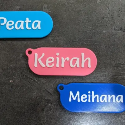 Thẻ gắn túi/khóa cá nhân hóa cho trẻ em