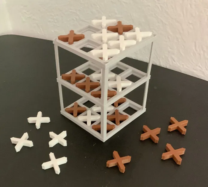 Bàn cờ Tic-Tac-Toe 3D cho hai người chơi - Image 1