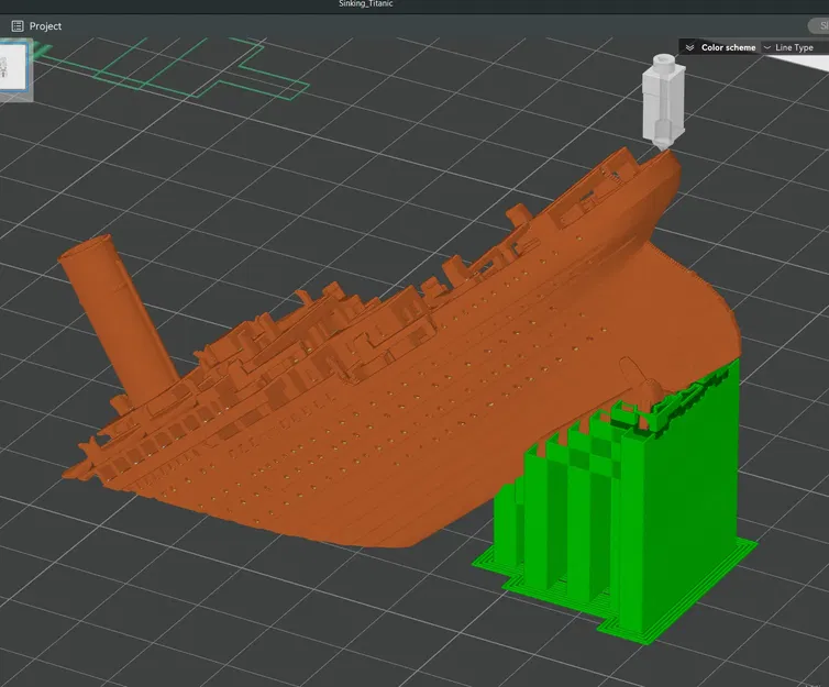 Nam châm tủ lạnh Titanic đang chìm sau va chạm với đá viên - Image 2