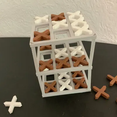 Bàn cờ Tic-Tac-Toe 3D cho hai người chơi