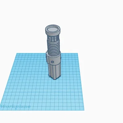 Cán đèn kiếm ánh sáng độc đáo với giá đỡ in 3D