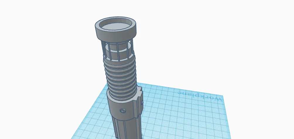 Cán đèn kiếm ánh sáng độc đáo với giá đỡ in 3D - Image 4
