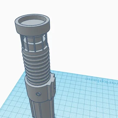 Cán đèn kiếm ánh sáng độc đáo với giá đỡ in 3D