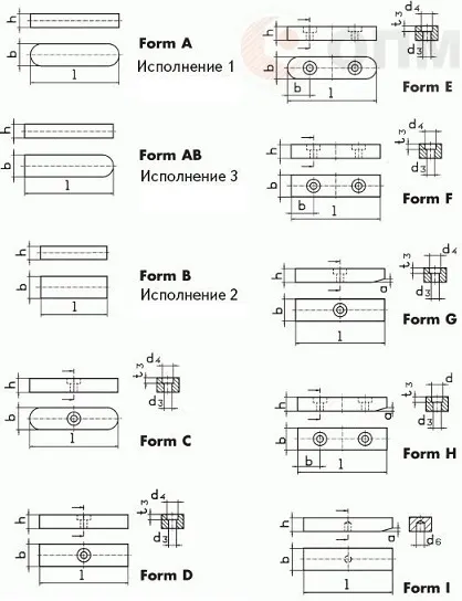 Khóa song song DIN 6885 với độ phân giải cao - Image 2