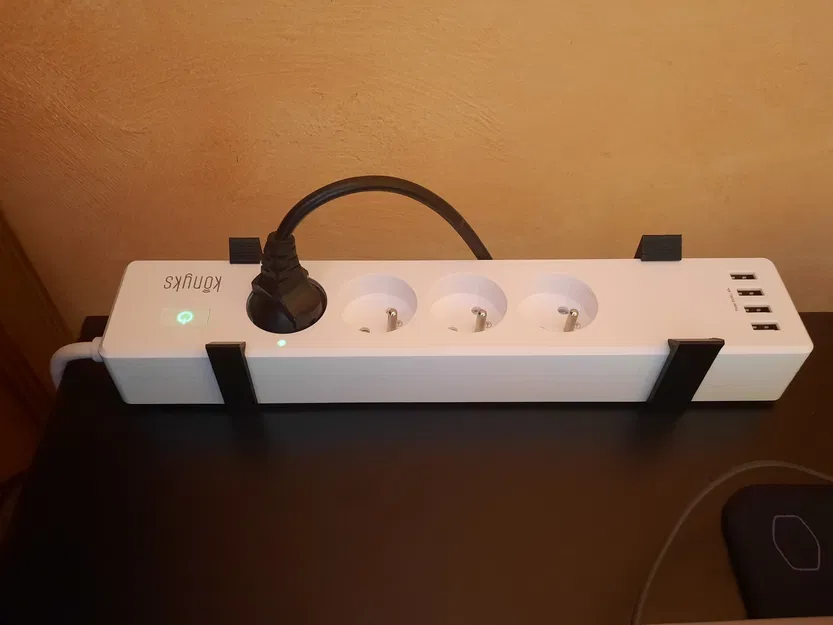 Giá đỡ tháo lắp cho ổ cắm Konyks Polyco trên bàn 16 mm - Image 1