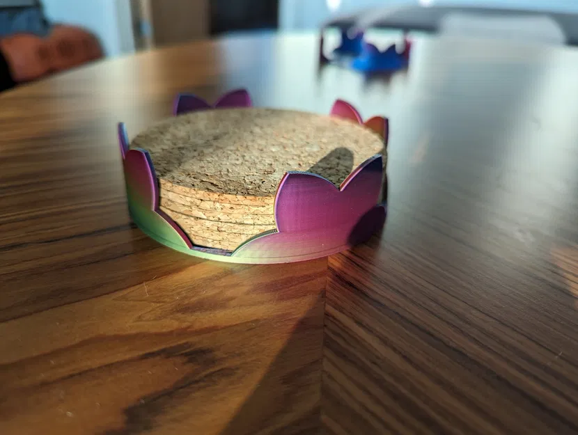 Bình đựng lót ly hình hoa 96mm - Image 1