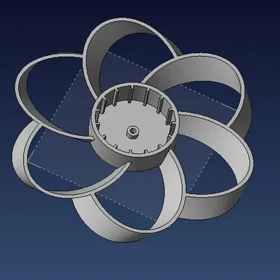Quạt toroidal 6 cánh tùy chỉnh cho máy tính