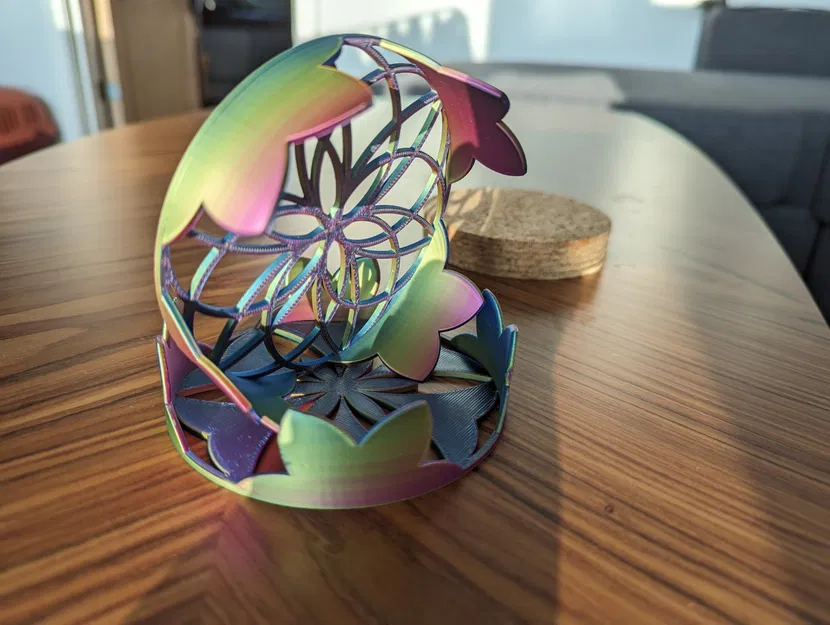 Bình đựng lót ly hình hoa 96mm - Image 2