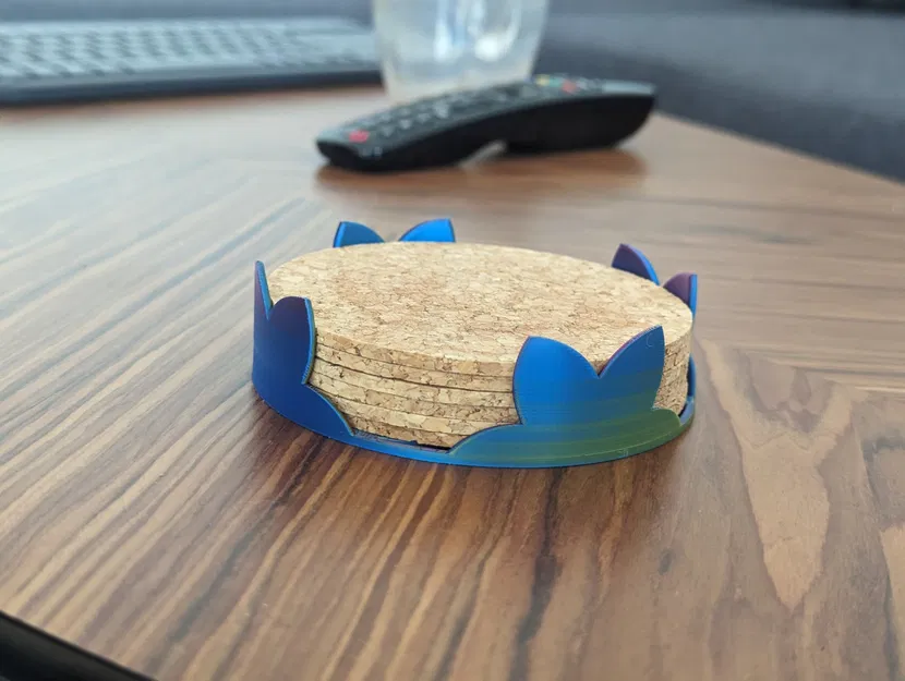 Bình đựng lót ly hình hoa 96mm - Image 3