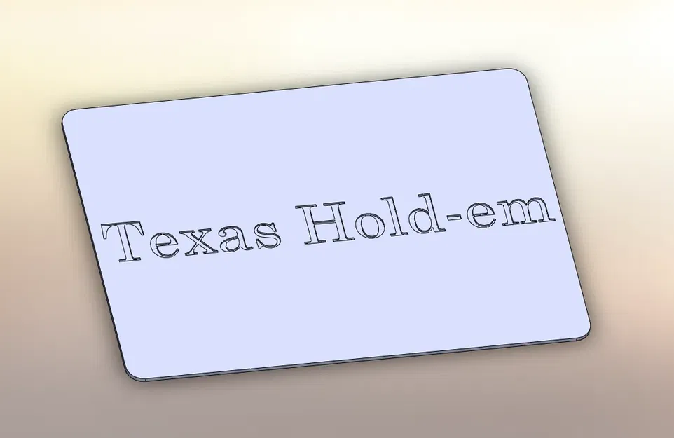 Thẻ bài khắc cho trò chơi Texas Hold-em và các trò chơi bài khác - Image 1