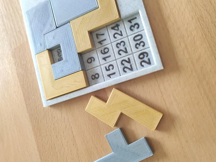 Câu đố lịch treo tường trang trí hàng ngày - Image 3