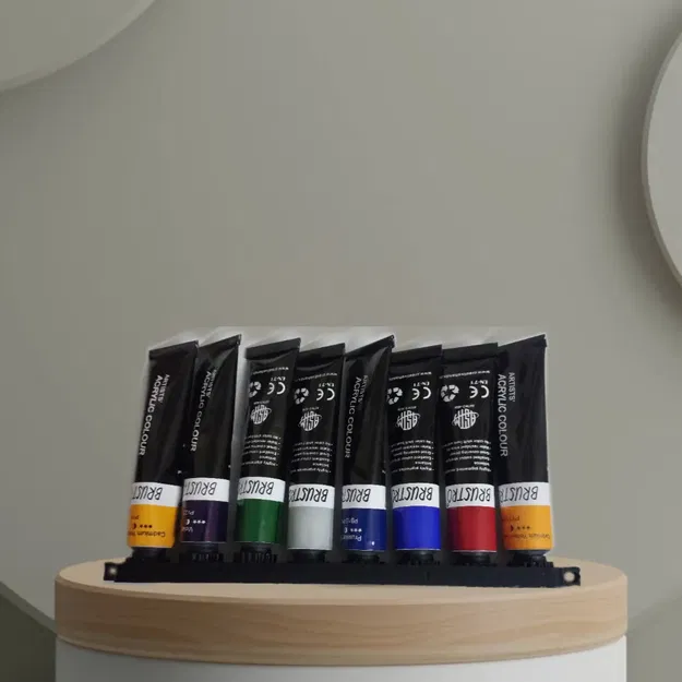 Giá đỡ ống màu acrylic treo tường Bustro - Image 2