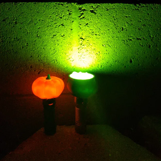 **Bộ khuếch tán đèn pin Halloween hình bí ngô, ma và nồi phép** - Image 15