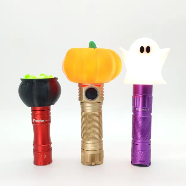 **Bộ khuếch tán đèn pin Halloween hình bí ngô, ma và nồi phép** - Image 17