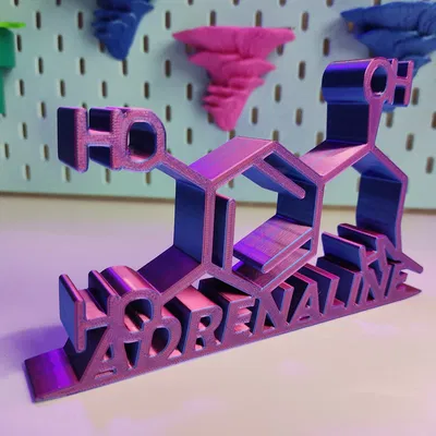 Phân tử adrenaline với cấu trúc hóa học chi tiết