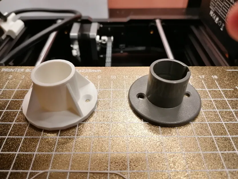 Giá đỡ gắn cột cho kệ xoay trong bếp - Image 3