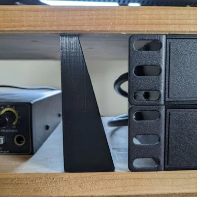 Giá đỡ lắp rack 2U cho thiết bị 19'' và 10