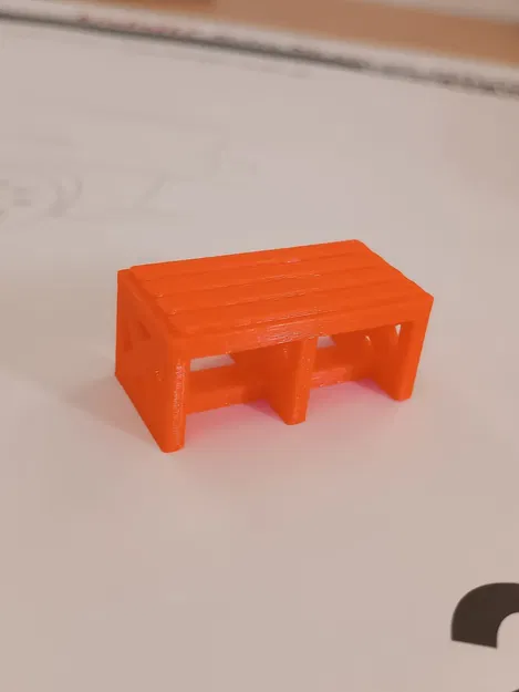 Ghế dài trang trí cho mô hình hoặc làm đồ decor - Image 1