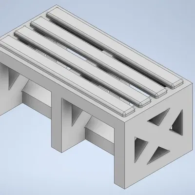 Ghế dài trang trí cho mô hình hoặc làm đồ decor