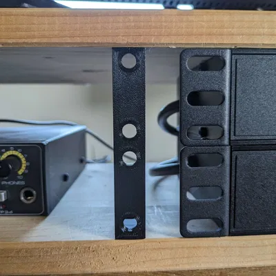 Giá đỡ lắp rack 2U cho thiết bị 19'' và 10