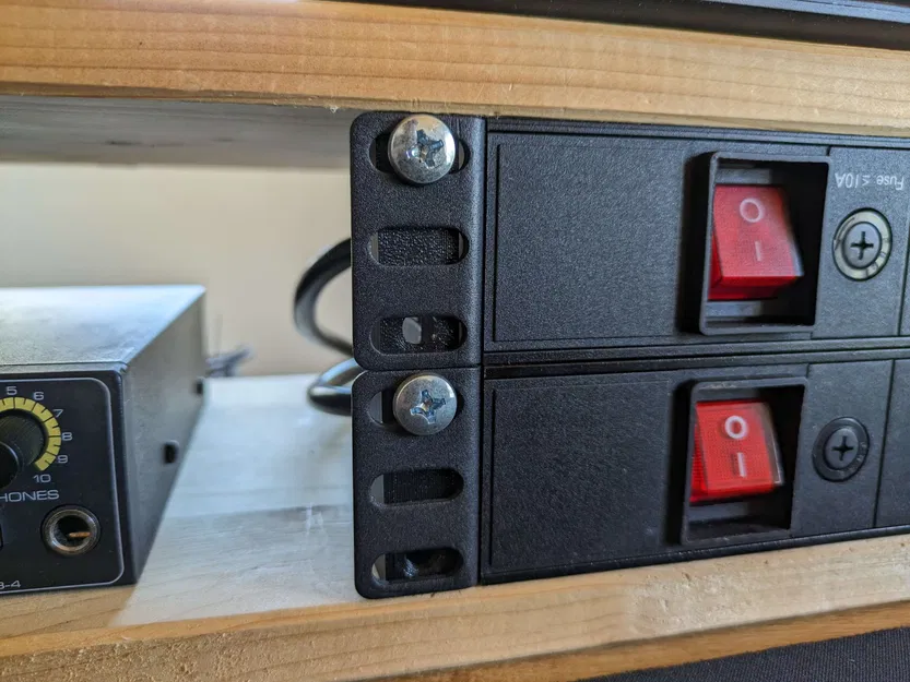 Giá đỡ lắp rack 2U cho thiết bị 19'' và 10 - Image 5