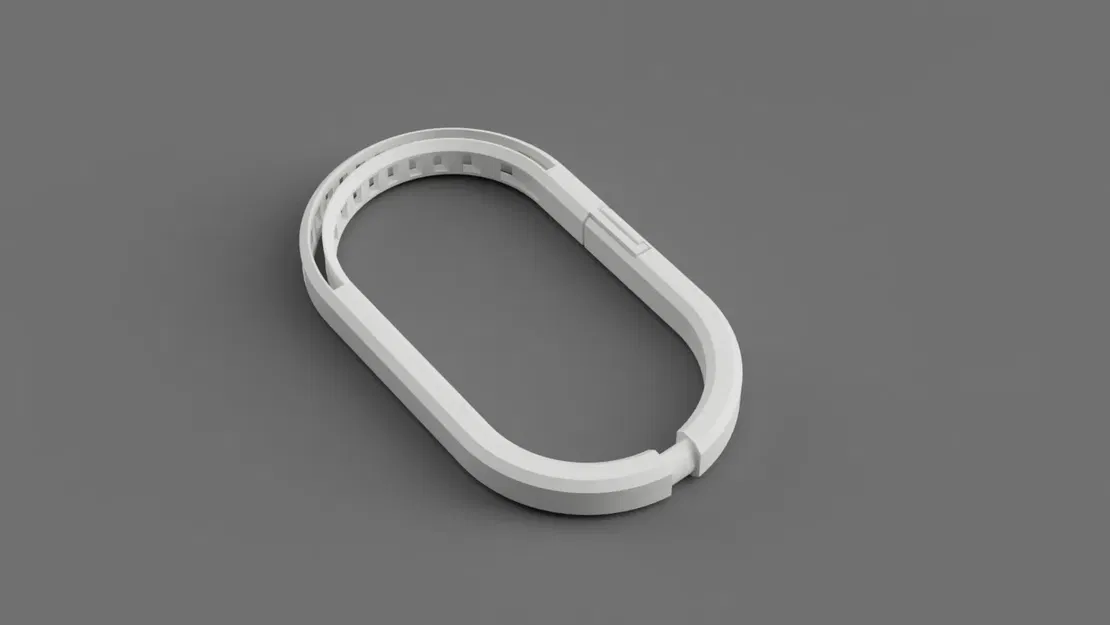 Móc treo rèm tắm thay thế linh hoạt cho phòng tắm - Image 1