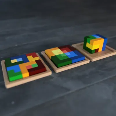 Đồ chơi xếp hình 2D & 3D cho trẻ em