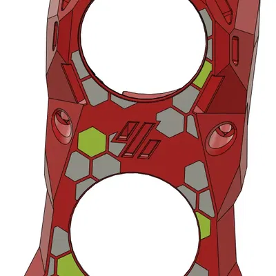 Mặt HEX cho HALO Stealthburner trong máy in Voron