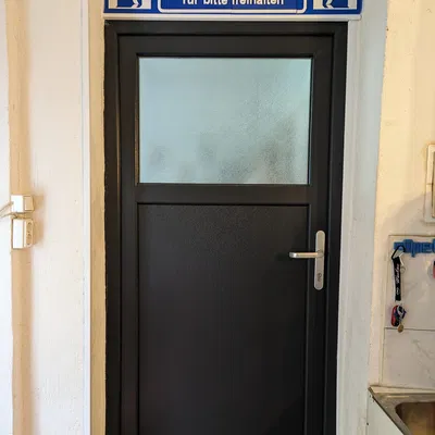 Biển báo thoát hiểm NOTAUSGANG 1 mét