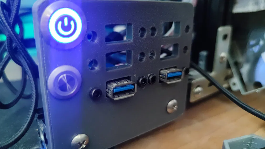 Bảng điều khiển trước cho thùng máy mở với 6 cổng USB 3.0 - Image 2