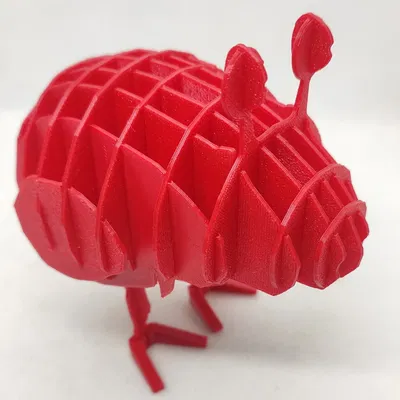 Bulborb Pikmin với chân mới trong Fussion360