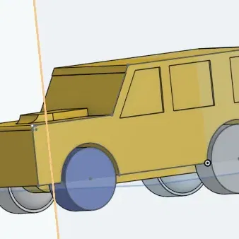 Mô hình SUV in và đặt để thú vị