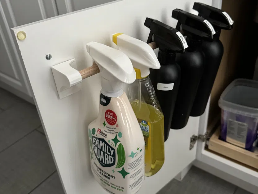 Giá đỡ chai xịt gắn cửa tủ nội thất - Image 1