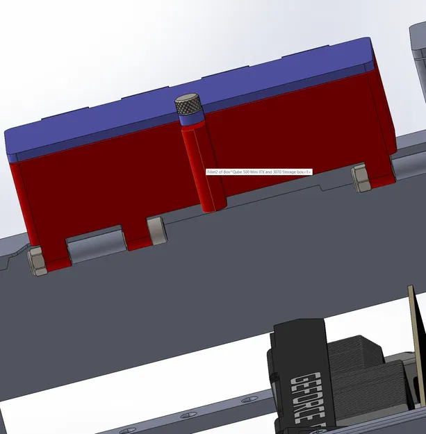 Hộp lưu trữ phụ kiện bên trong cho Qube 500 - Image 2