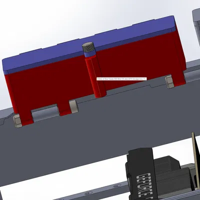 Hộp lưu trữ phụ kiện bên trong cho Qube 500