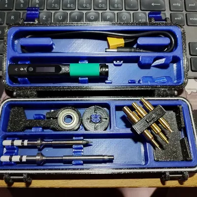 Bộ lưu trữ đầu hàn TS100/101 cho Pinecil trong hộp chắc chắn