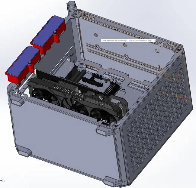 Hộp lưu trữ phụ kiện bên trong cho Qube 500 - Image 6
