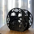 Giá đỡ nến Halloween với nhiều cảnh sắc bên hông - Thumbnail 1
