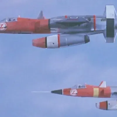 Chiến đấu cơ Zombite trong loạt phim Thunderbirds